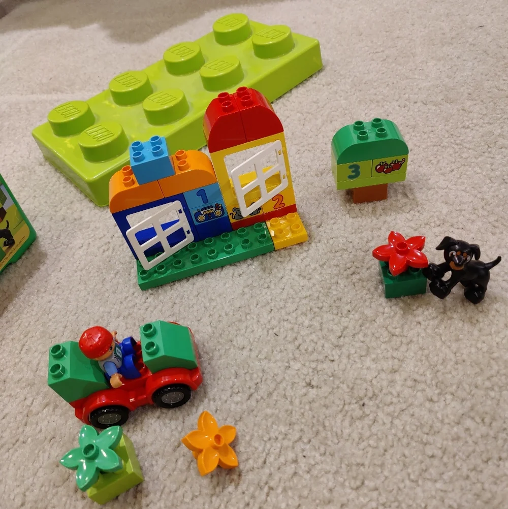 LEGO DUPLO All In-1-Box Of Fun Creative Bricks Building Block Set 65 pc #6071235